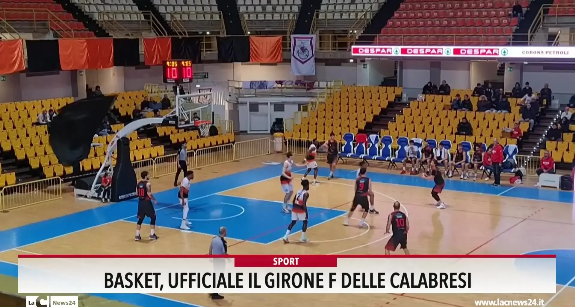 Basket, ufficiale il girone F delle calabresi