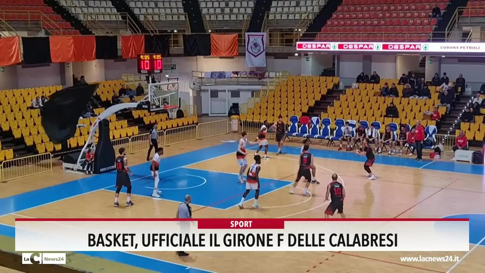 Basket, ufficiale il girone F delle calabresi