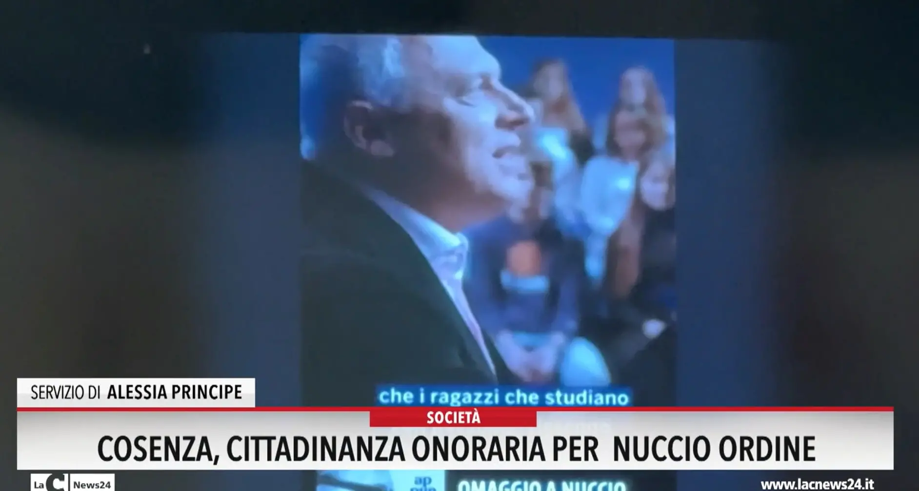 Cosenza, cittadinanza onoraria per Nuccio Ordine