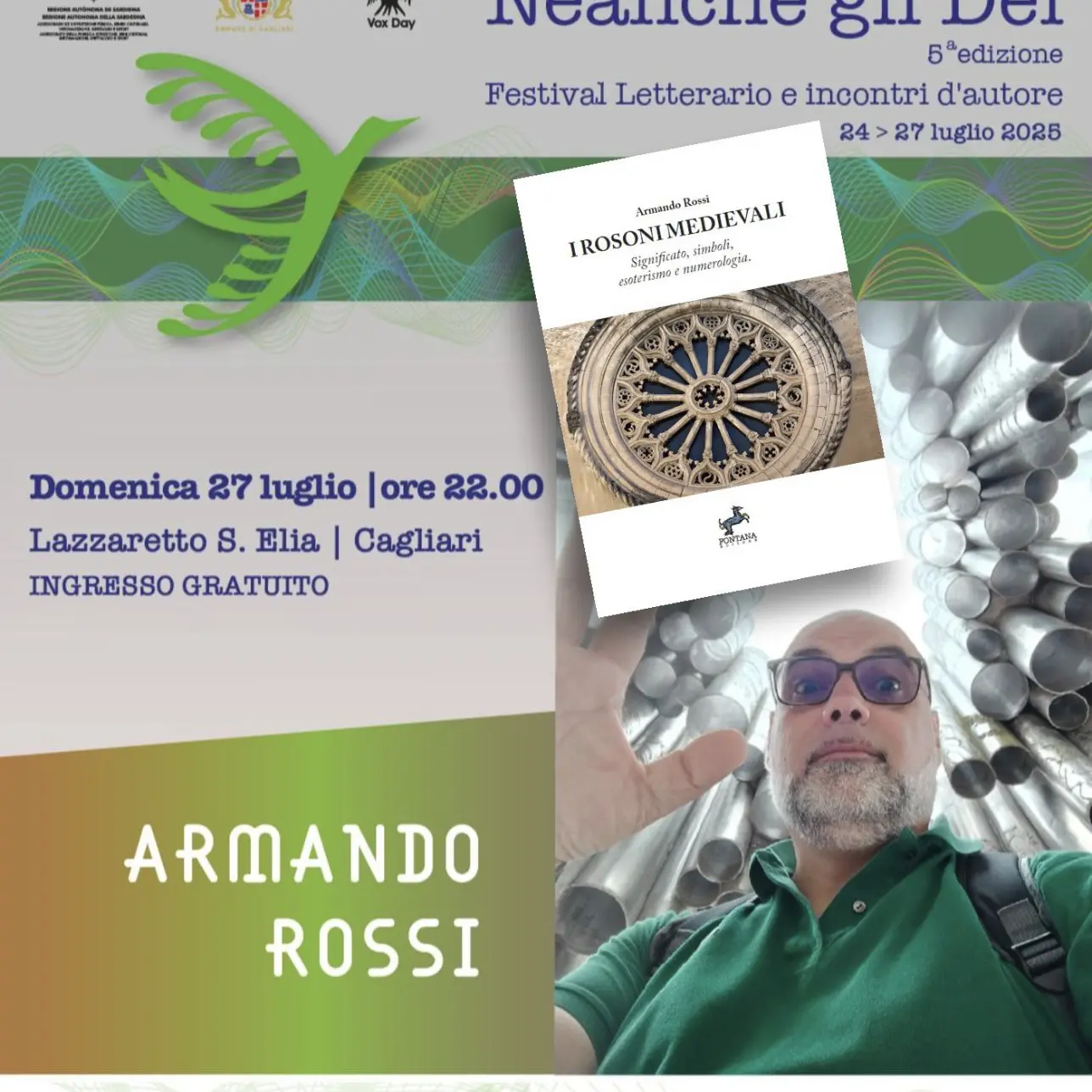 L’architetto cosentino Armando Rossi chiude il Festival “Neanche gli Dei” con il suo saggio sui rosoni medievali
