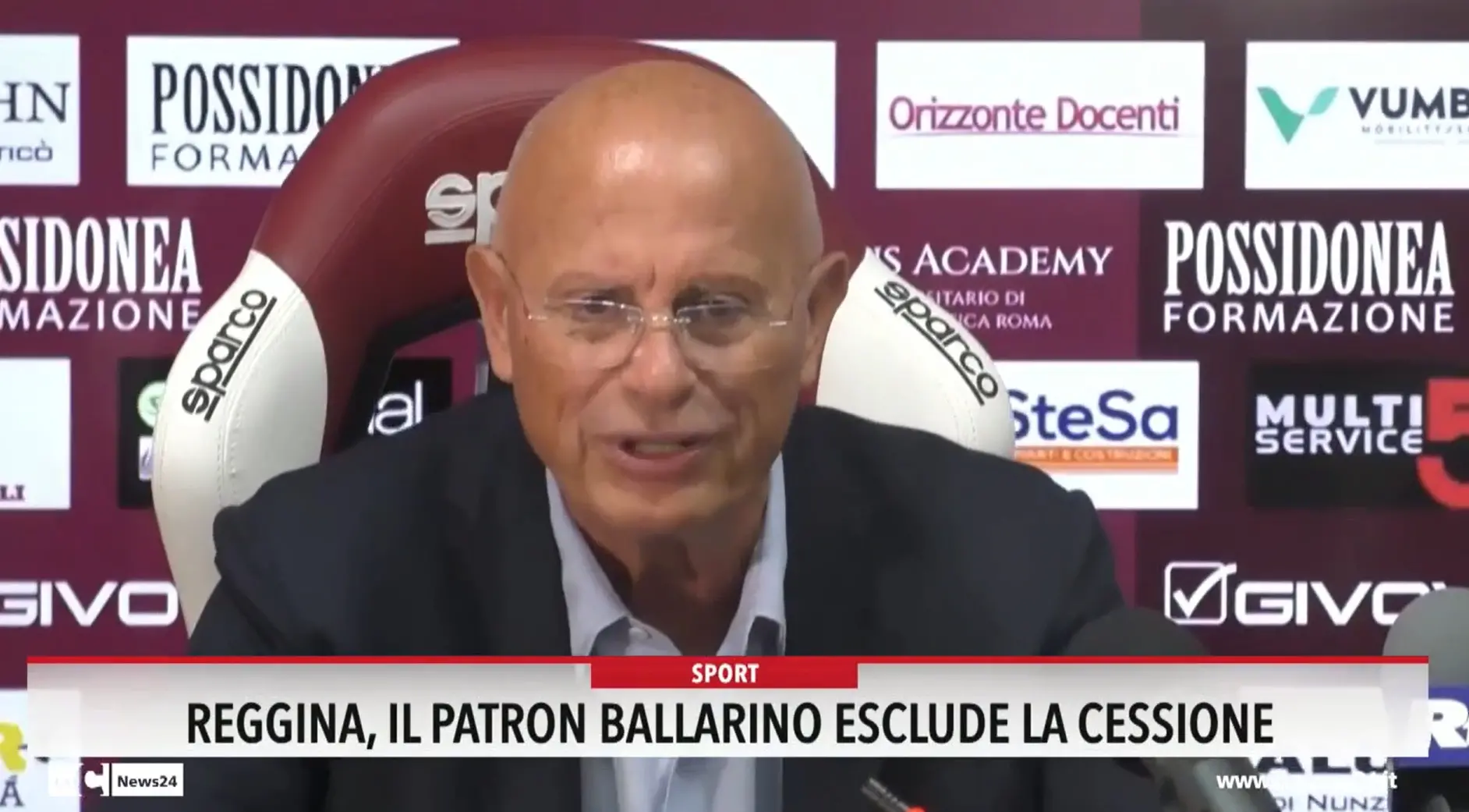 Reggina, il patron Ballarino esclude la cessione