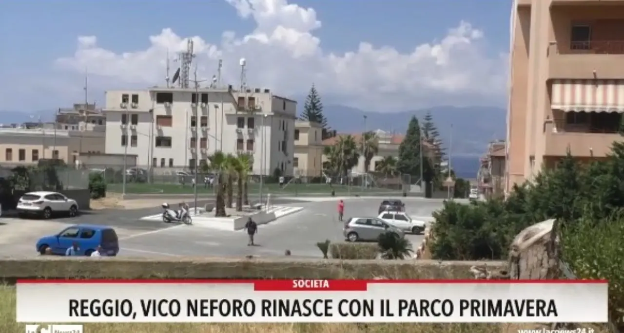 Reggio, Vico Neforo rinasce con il parco primavera