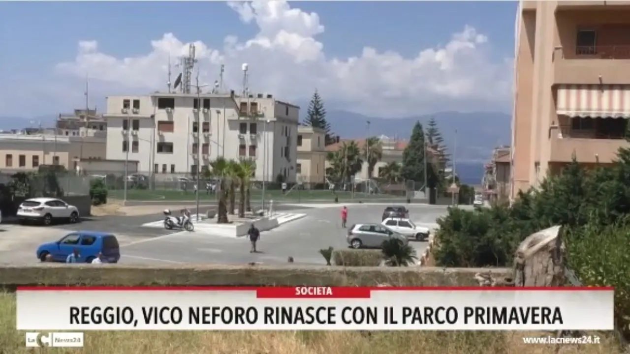 Reggio, Vico Neforo rinasce con il parco primavera