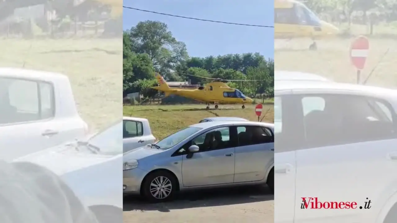 Incidente nel Vibonese, grave un anziano