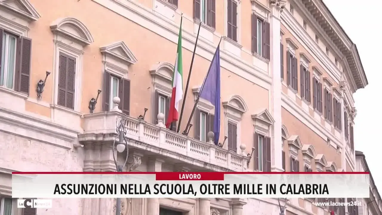 Assunzioni nella scuola, oltre mille in Calabria