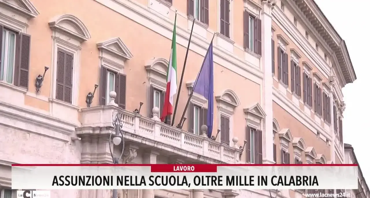 Assunzioni nella scuola, oltre mille in Calabria