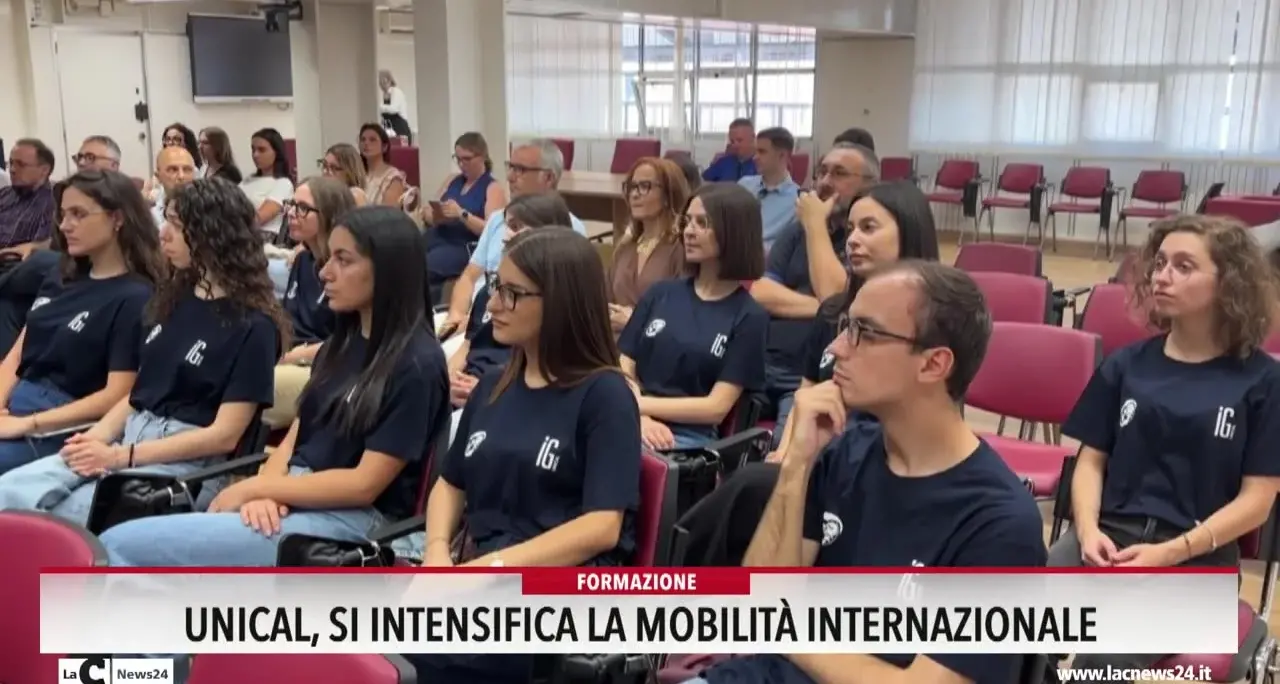 Unical, s'intensifica la modalità internazionale
