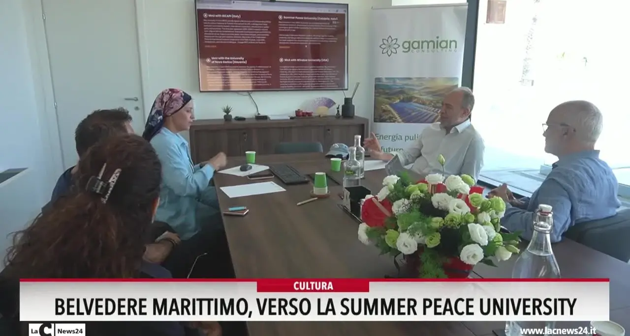 Belvedere Marittimo, verso la Summer peace university