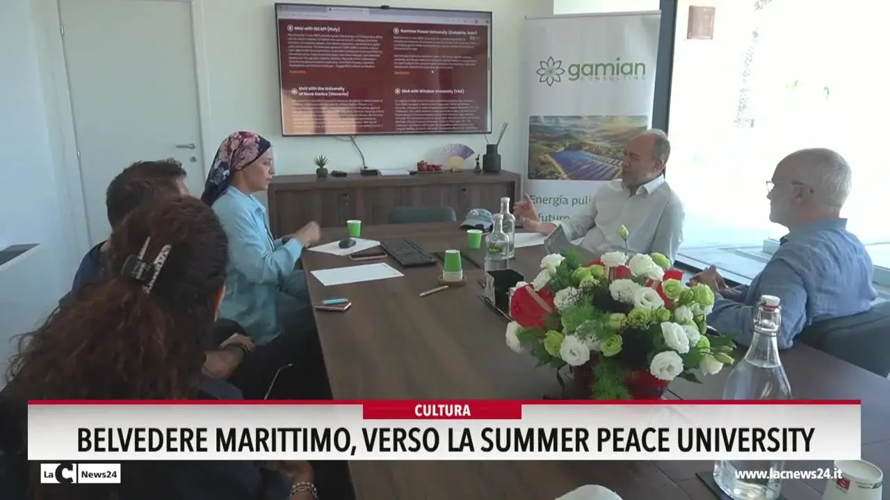 Belvedere Marittimo, verso la Summer peace university