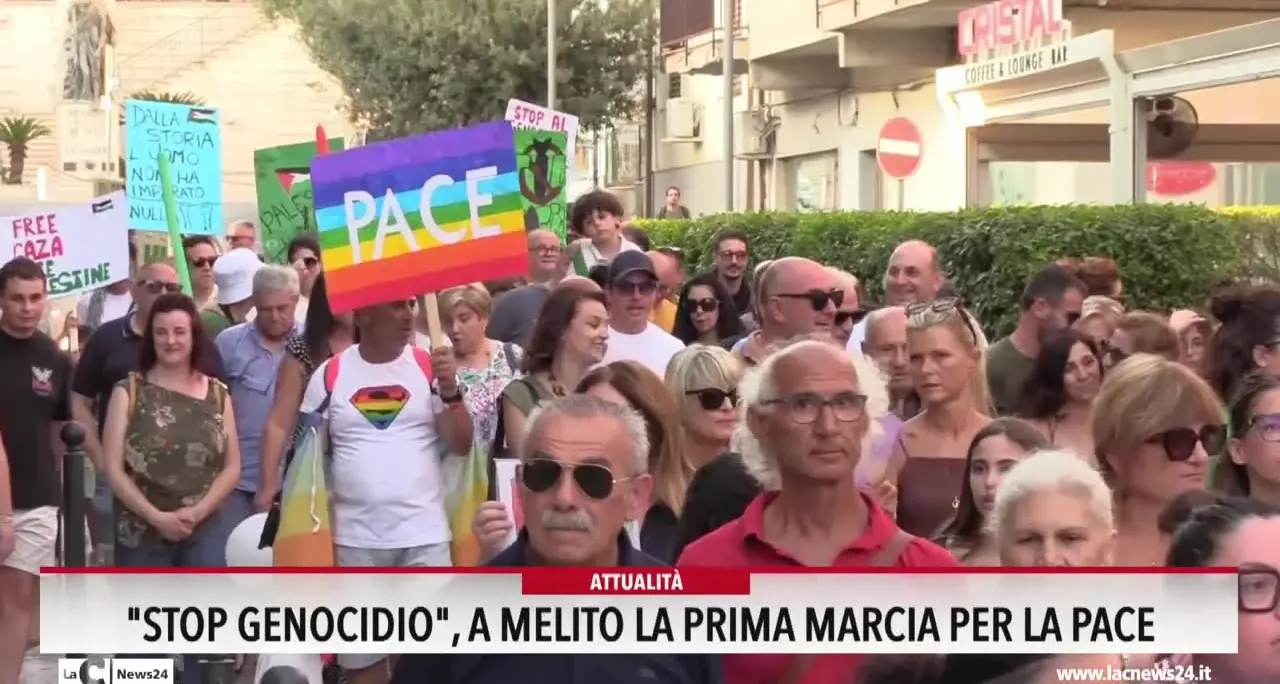 Stop genocidio, a Melito la prima marcia per la pace