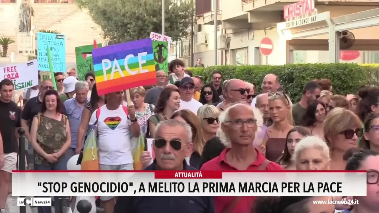 Stop genocidio, a Melito la prima marcia per la pace