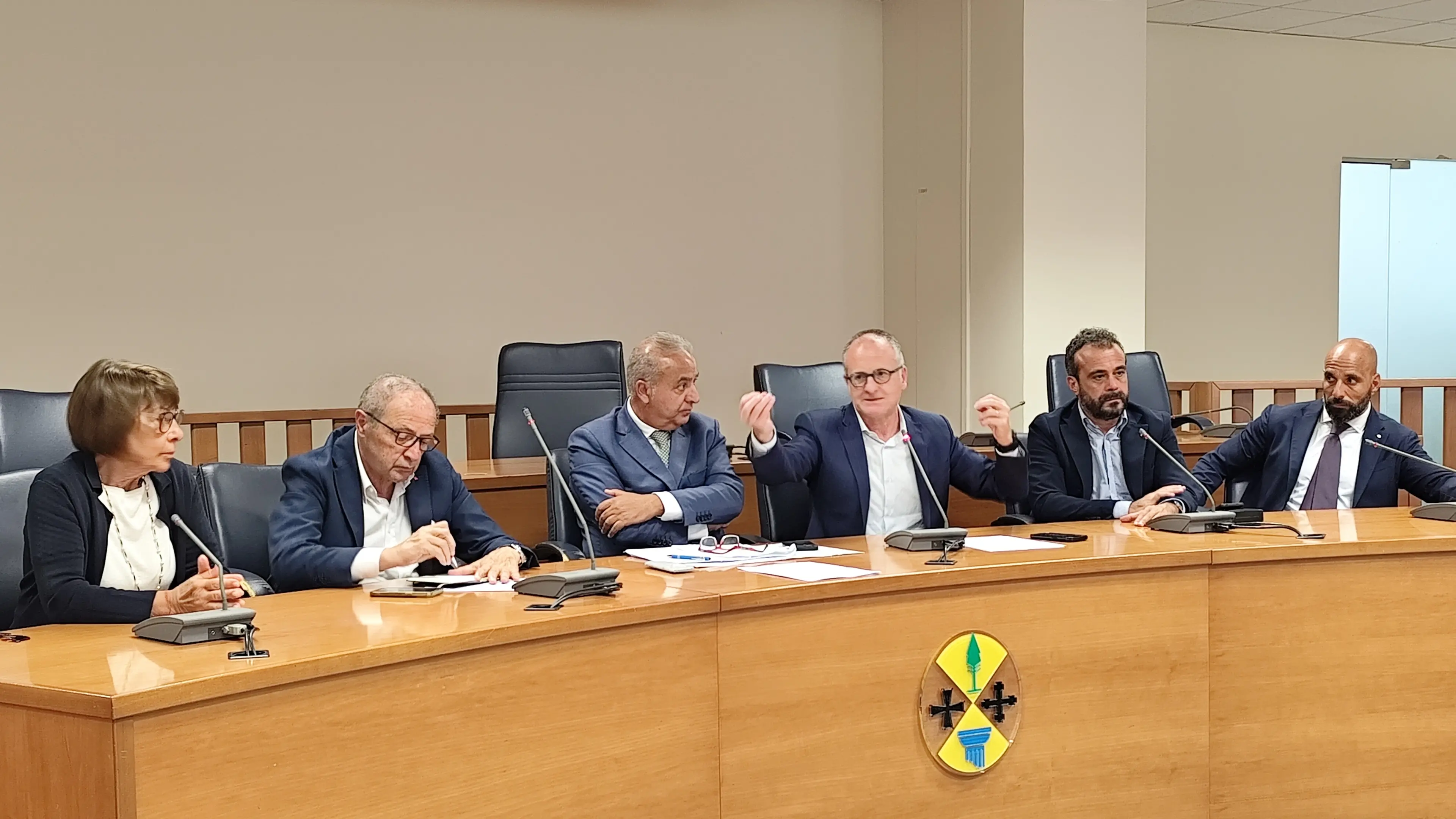 da sx Bruni, Iacucci, Mammoliti, Bevacqua, Tripepi, Muraca