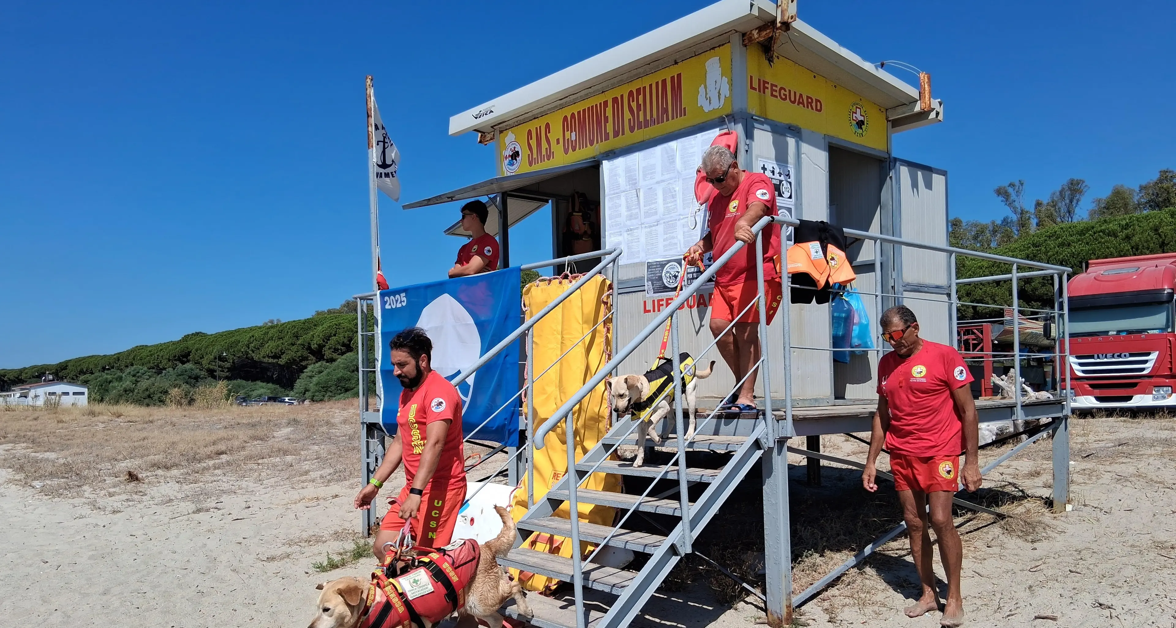 A Sellia Marina\u00A0spiagge più sicure e protette con i cani da salvataggio:\u00A0l'impegno dell'unità cinofila\n