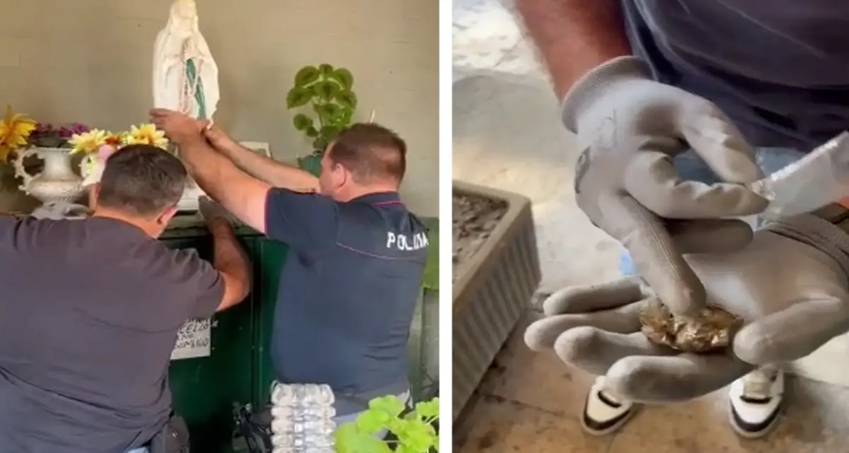 Cosenza, trovata droga in delle statue della Madonna
