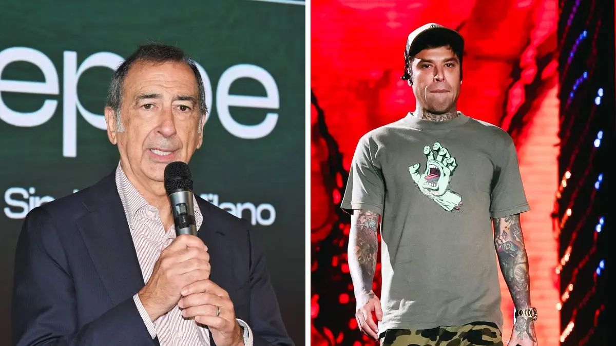 Il sindaco Sala e il cantante Fedez , Ipa