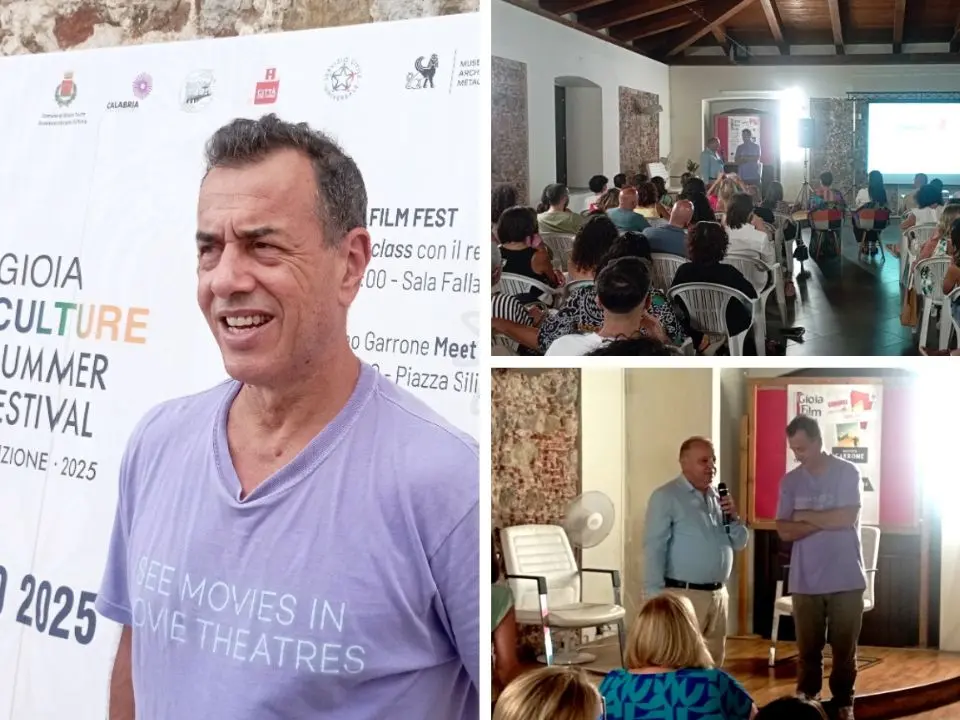 Gioia Tauro accoglie il regista Matteo Garrone: «Qui per raccontare il mio percorso, ai ragazzi dico di inseguire le loro passioni»