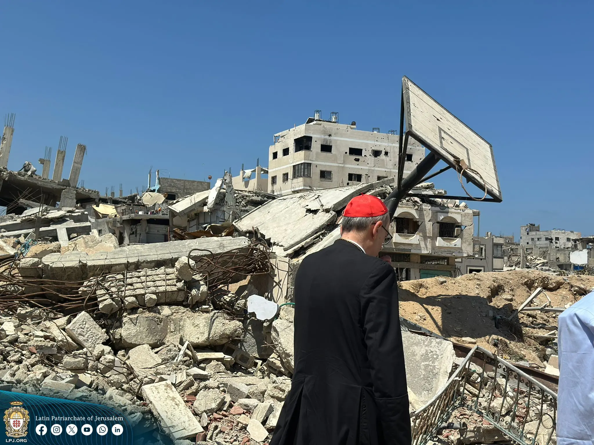 «Cristo è sotto le macerie di Gaza»: il cardinale Pizzaballa denuncia l’orrore della guerra