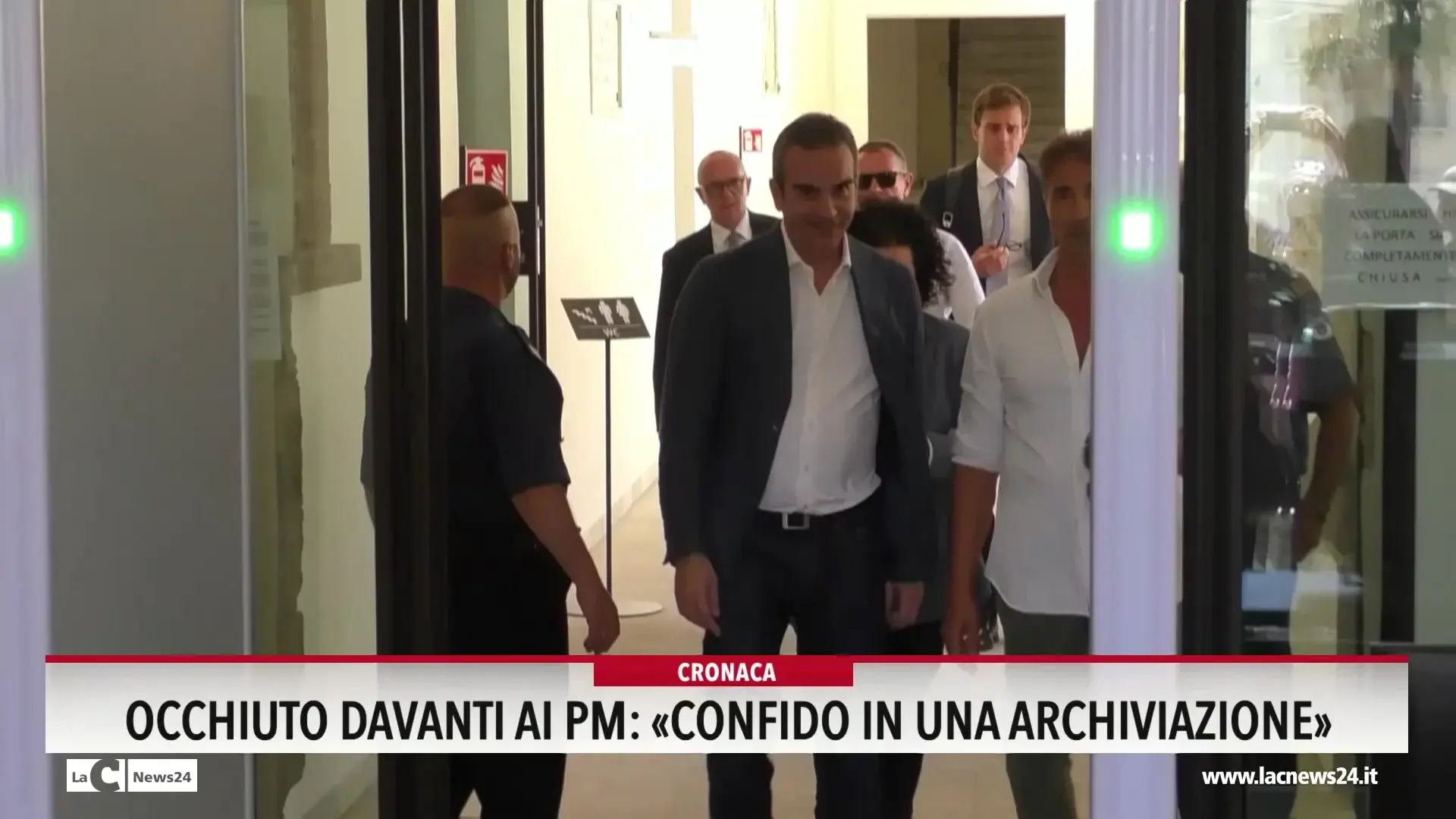 Occhiuto davanti al Pm, confido in una archiviazione