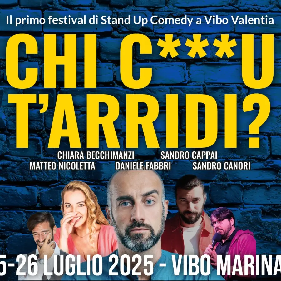 \"Chi c***u t’arridi?”: al via a Vibo Marina il primo festival di stand-up comedy, presenta Sandro Canori