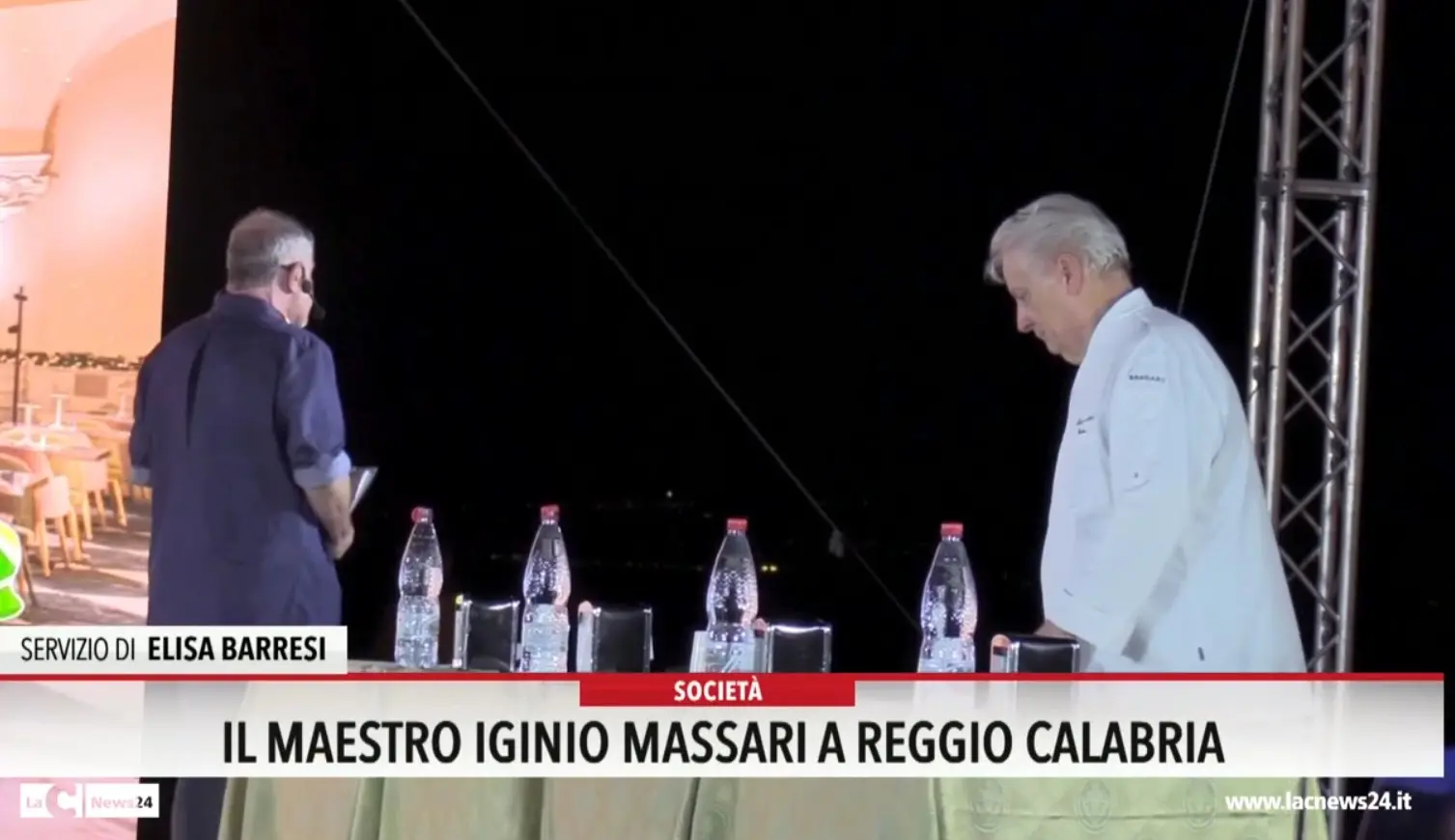 Il maestro Iginio Massari a Reggio Calabria