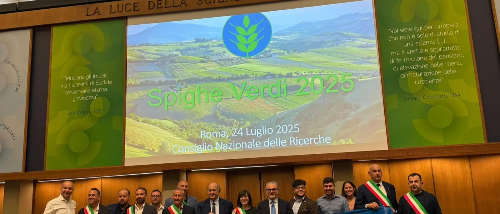 Villapiana riceve le \"Spighe Verdi\": un\u00A0riconoscimento nazionale per lo sviluppo rurale sostenibile\n
