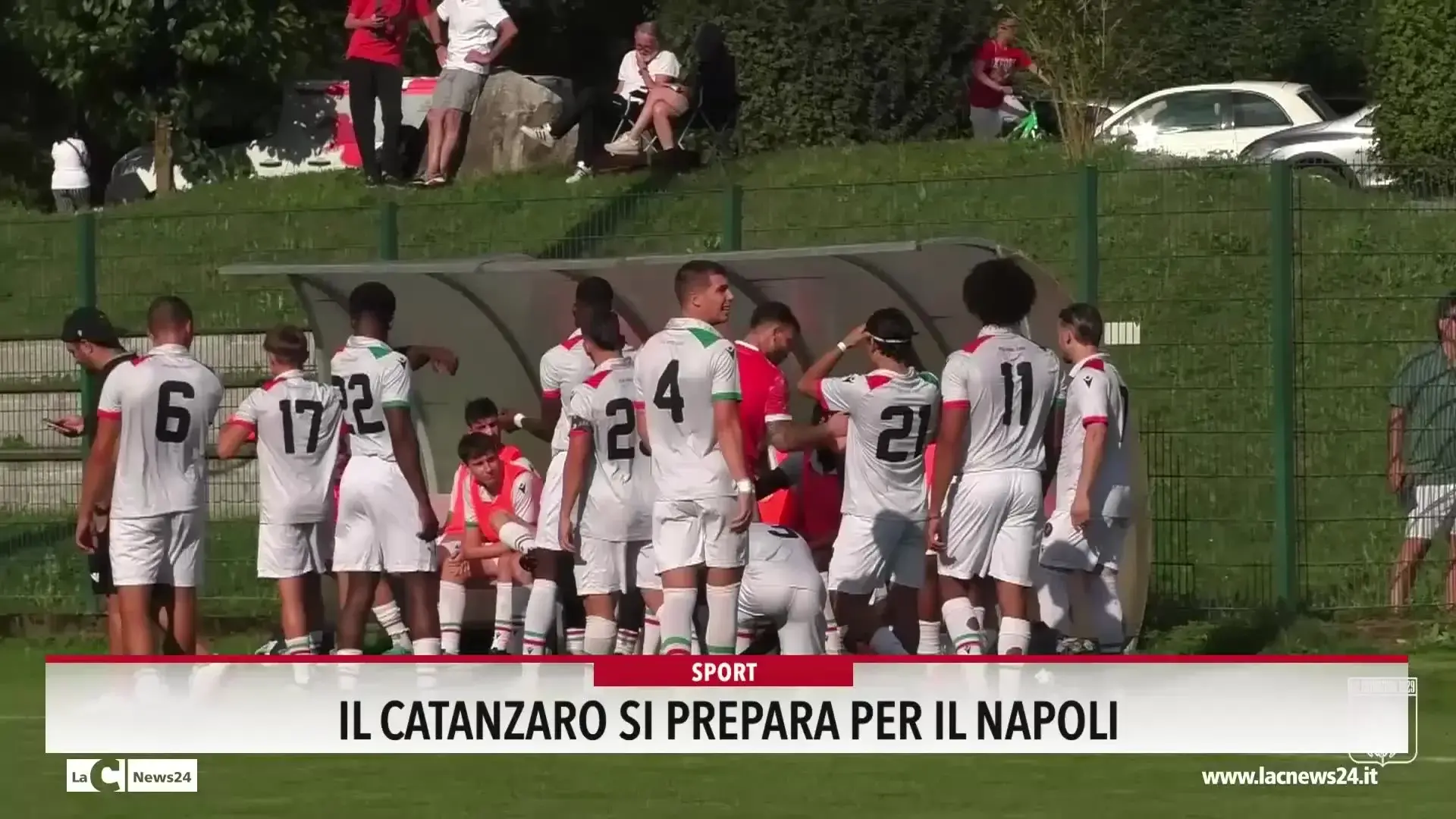 Il Catanzaro si prepara per il Napoli