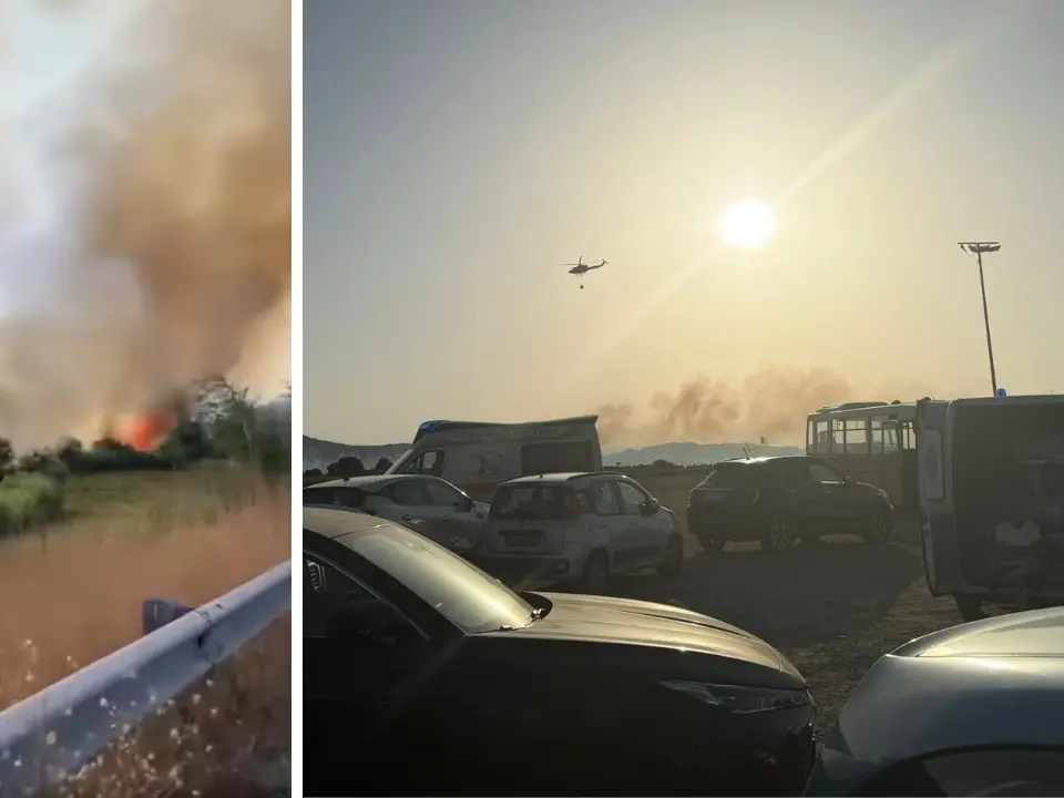 Incendio a Cirò Marina, evacuate 180 persone da un villaggio turistico. Il rogo si estende per oltre un chilometro
