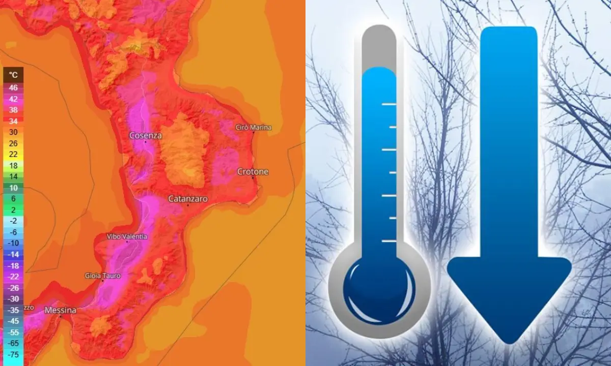 Meteo Cosenza, il termometro da oggi schizza alle stelle. Da domenica 10° in meno
