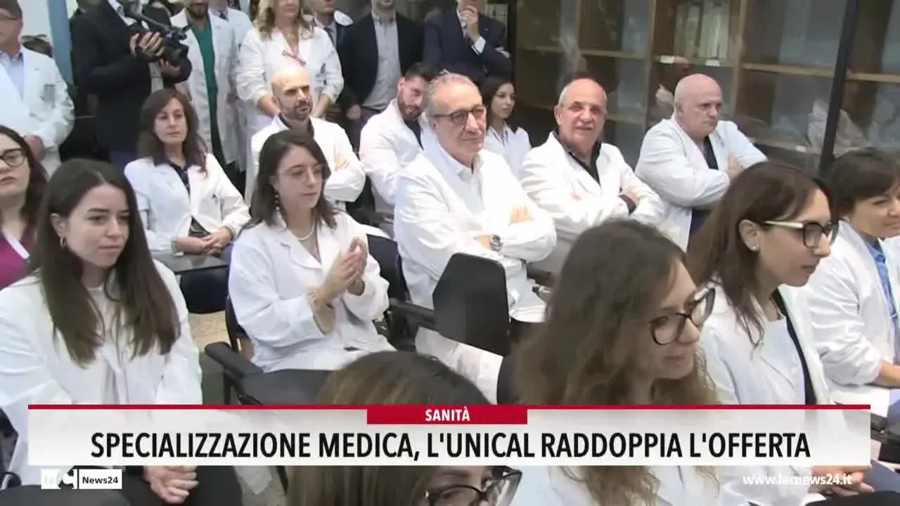 Specializzazione medica, l'Unical raddoppia l'offerta