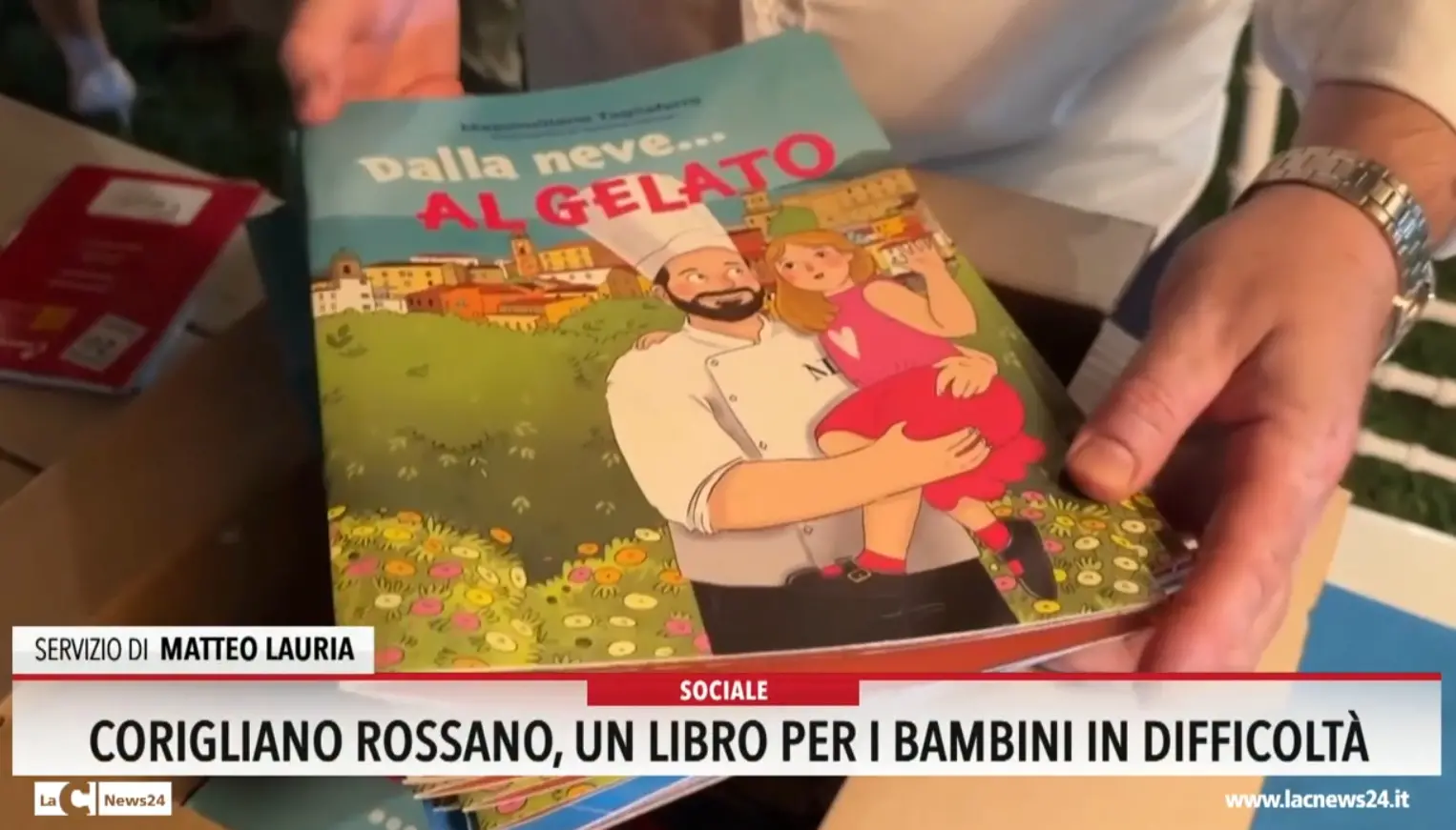 Corigliano Rossano, un libro per i bambini in difficoltà
