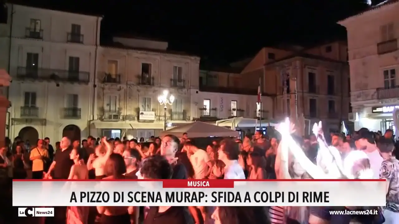 A Pizzo di scena Murap: sfida a colpi di rime