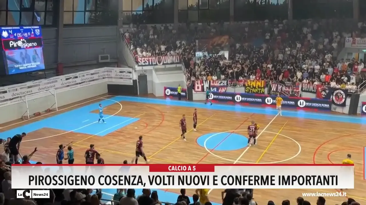 Pirossigeno Cosenza, volti nuovi e conferme importanti