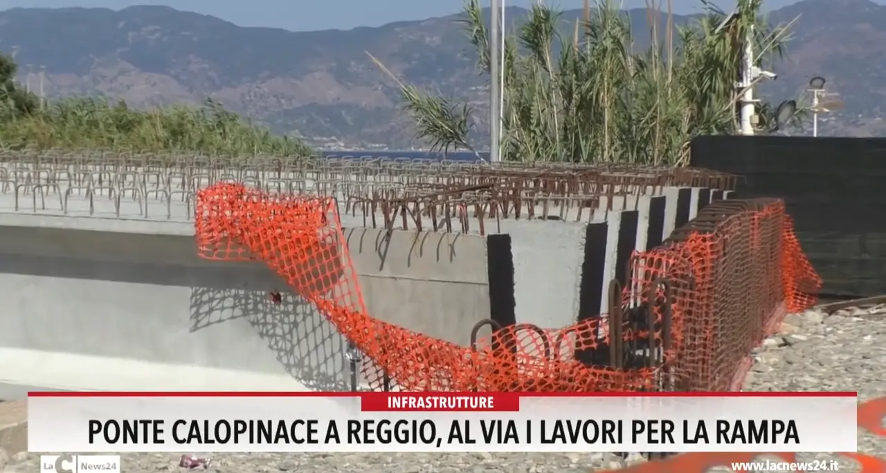 Ponte Calopinace a Reggio, al via i lavori per la rampa