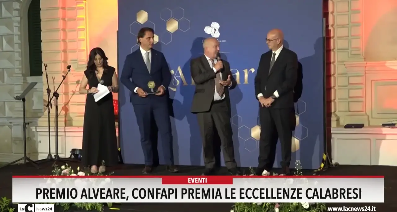 Premio Alveare, Confapi premia le eccellenze calabresi