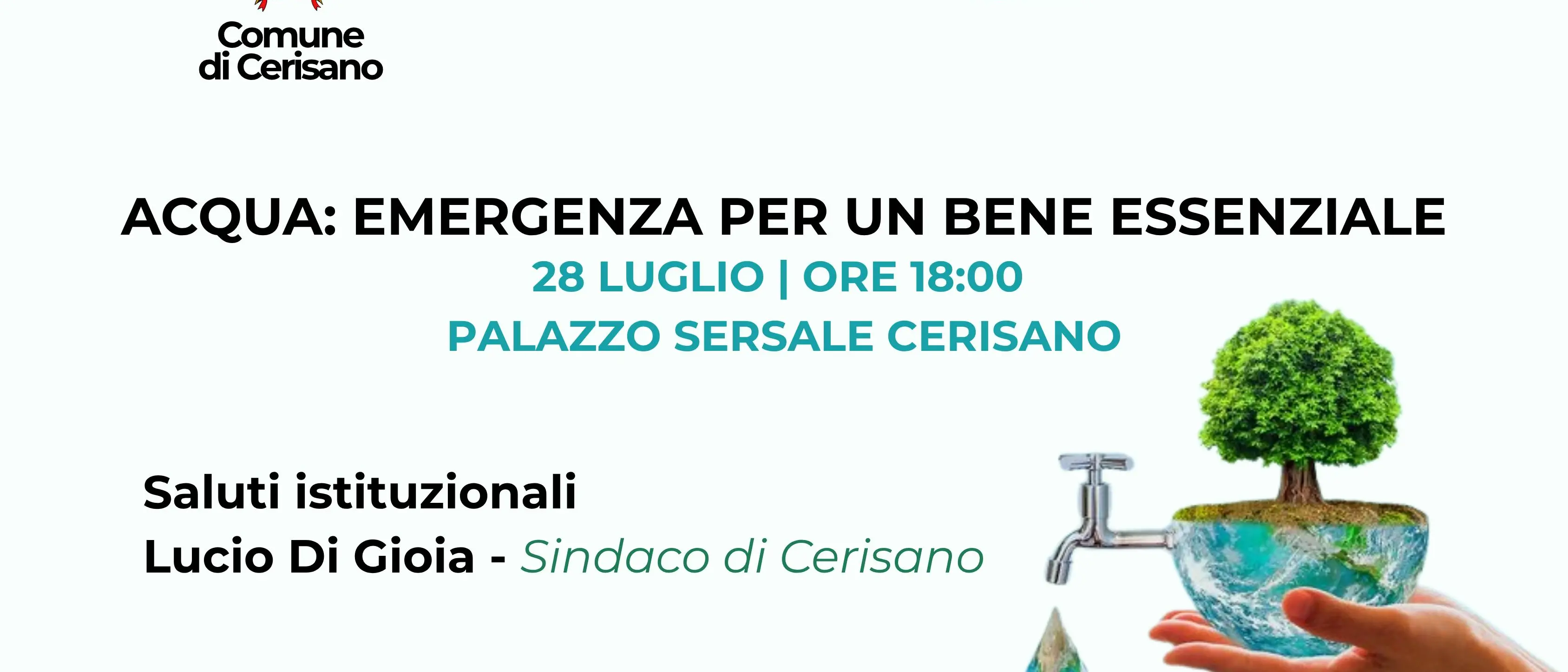 A Cerisano si discute dell’acqua come bene essenziale: politici e sindacati a confronto\n