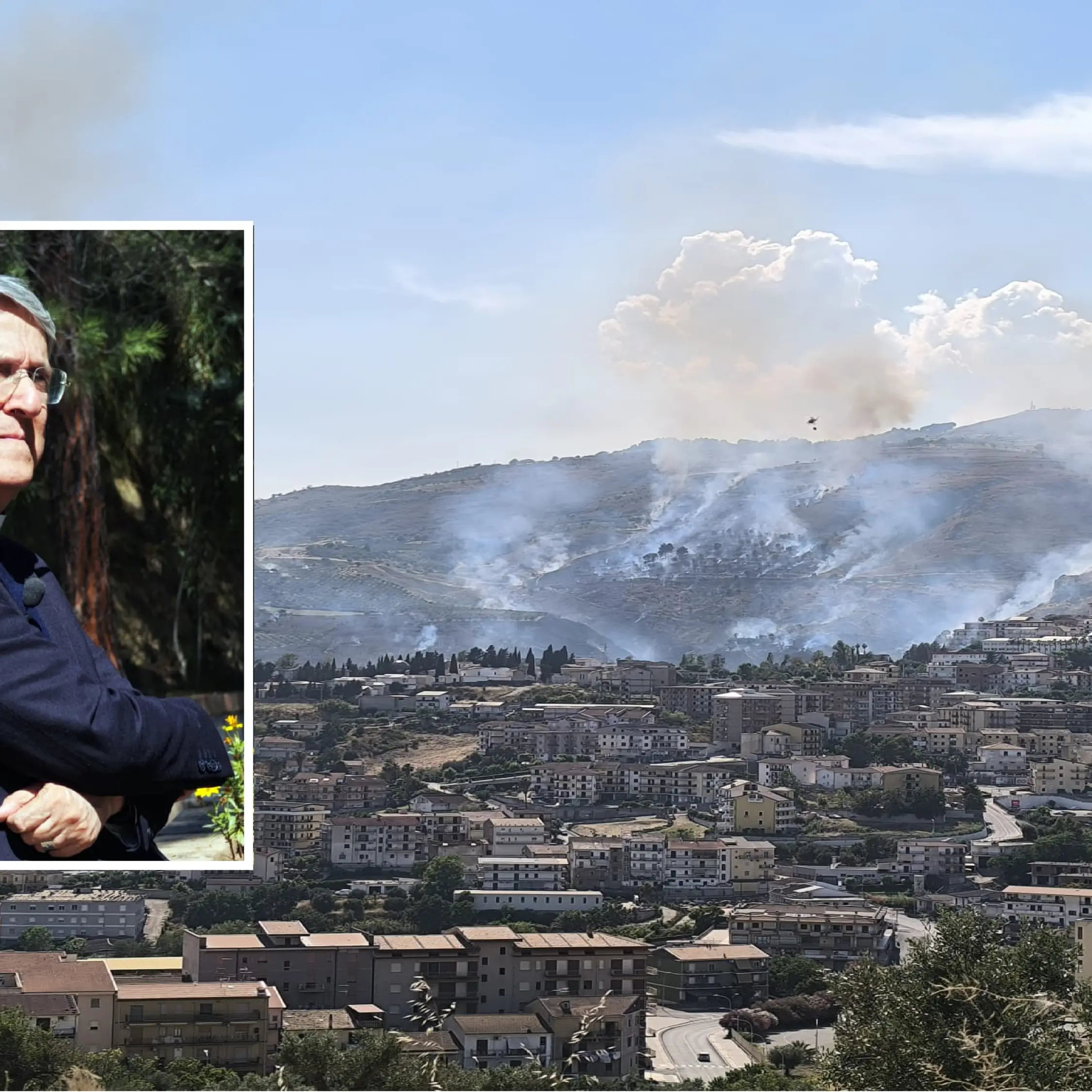 Incendi in\u00A0Calabria, il monito del vescovo Savino: «State distruggendo la terra che ci è stata affidata»