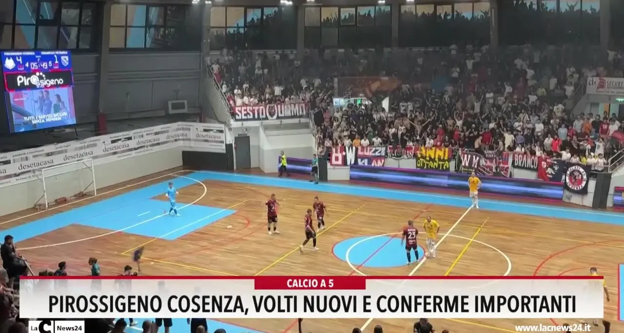 Pirossigeno Cosenza, volti nuovi e conferme importanti