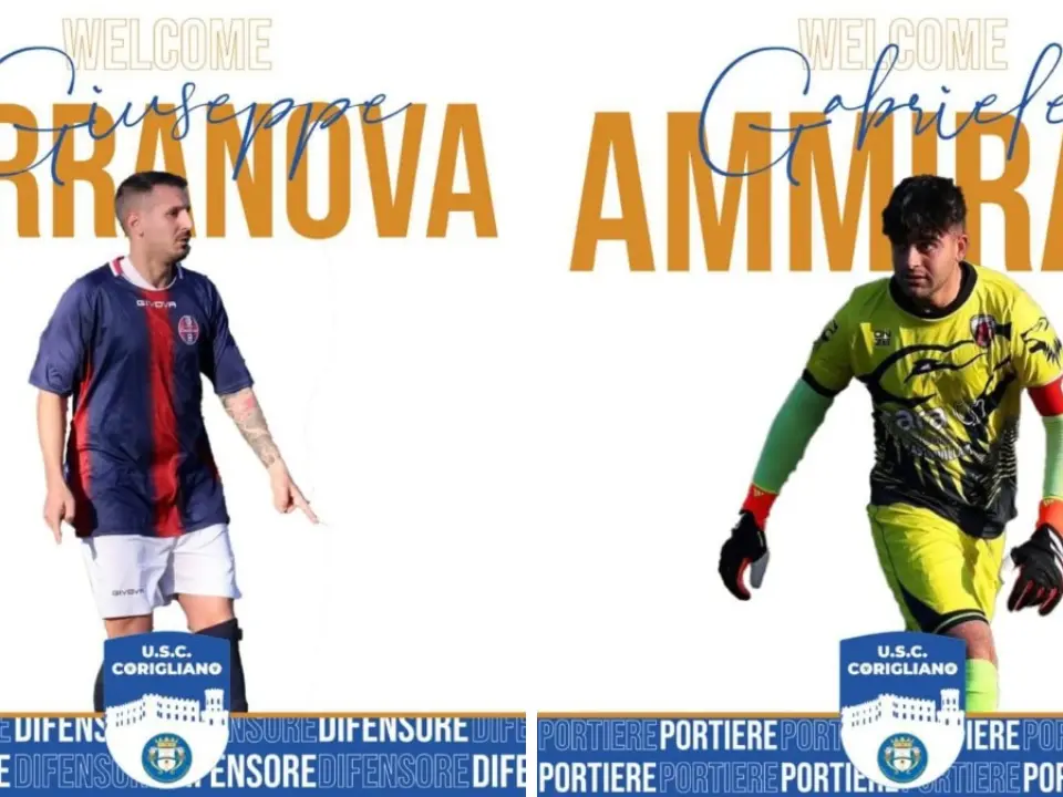 Promozione, due volti nuovi per il Corigliano: arrivano Ammirati e Terranova