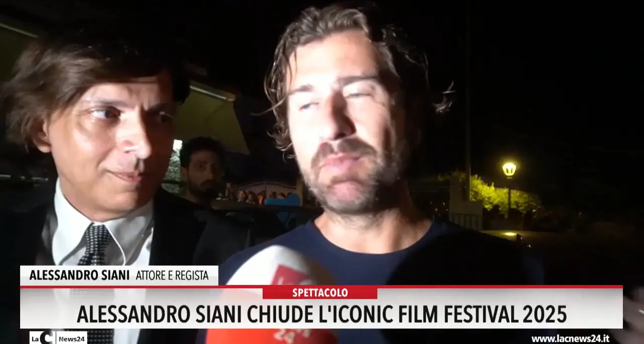 Alessandro Siani chiude l'Iconic film Festival 2025