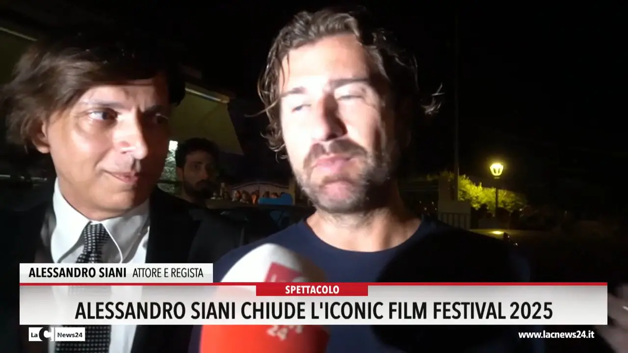 Alessandro Siani chiude l'Iconic film Festival 2025