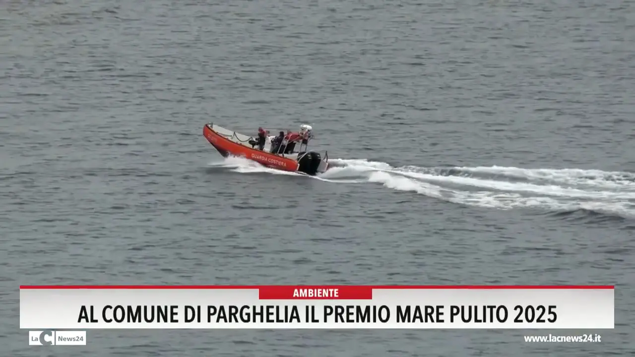 Al comune di Parghelia il premio \"Mare Pulito\" 2025