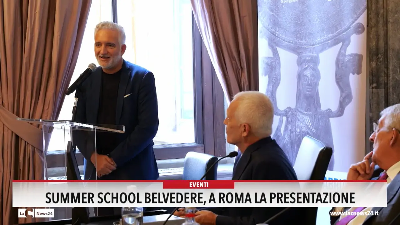 Summer School Belvedere, a Roma la presentazione
