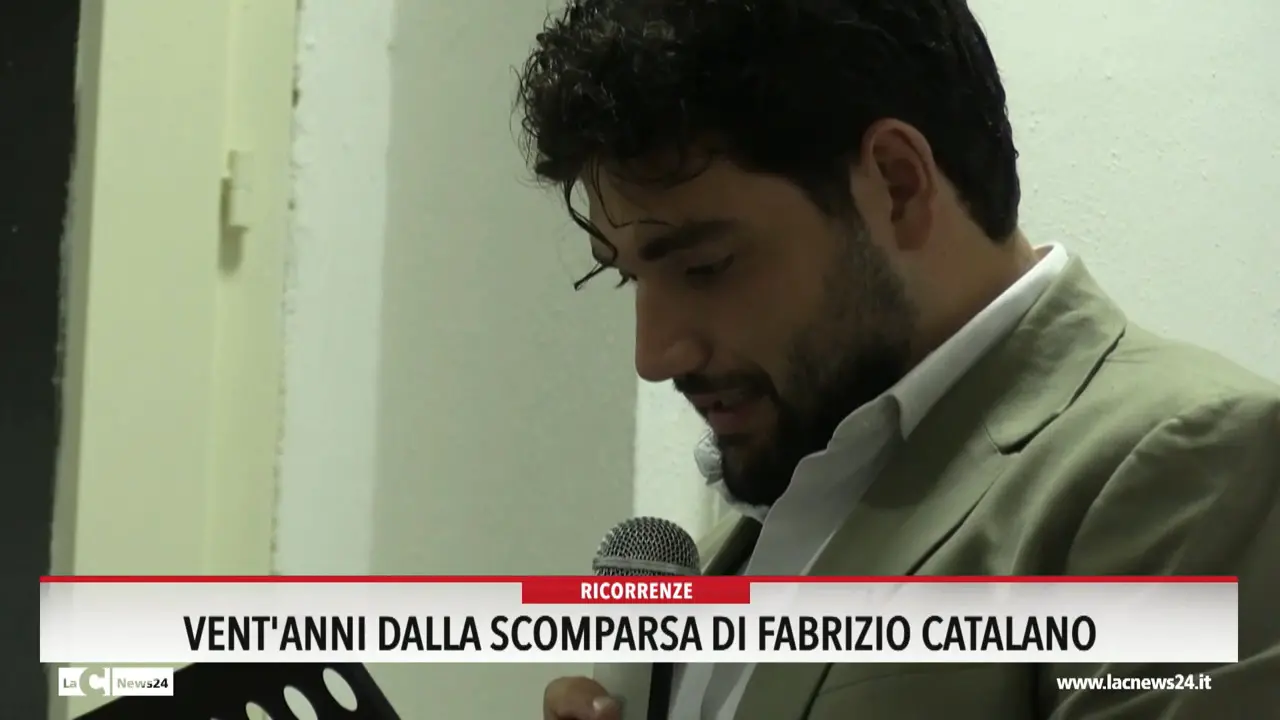 Vent'anni dalla scomparsa di Fabrizio Catalano