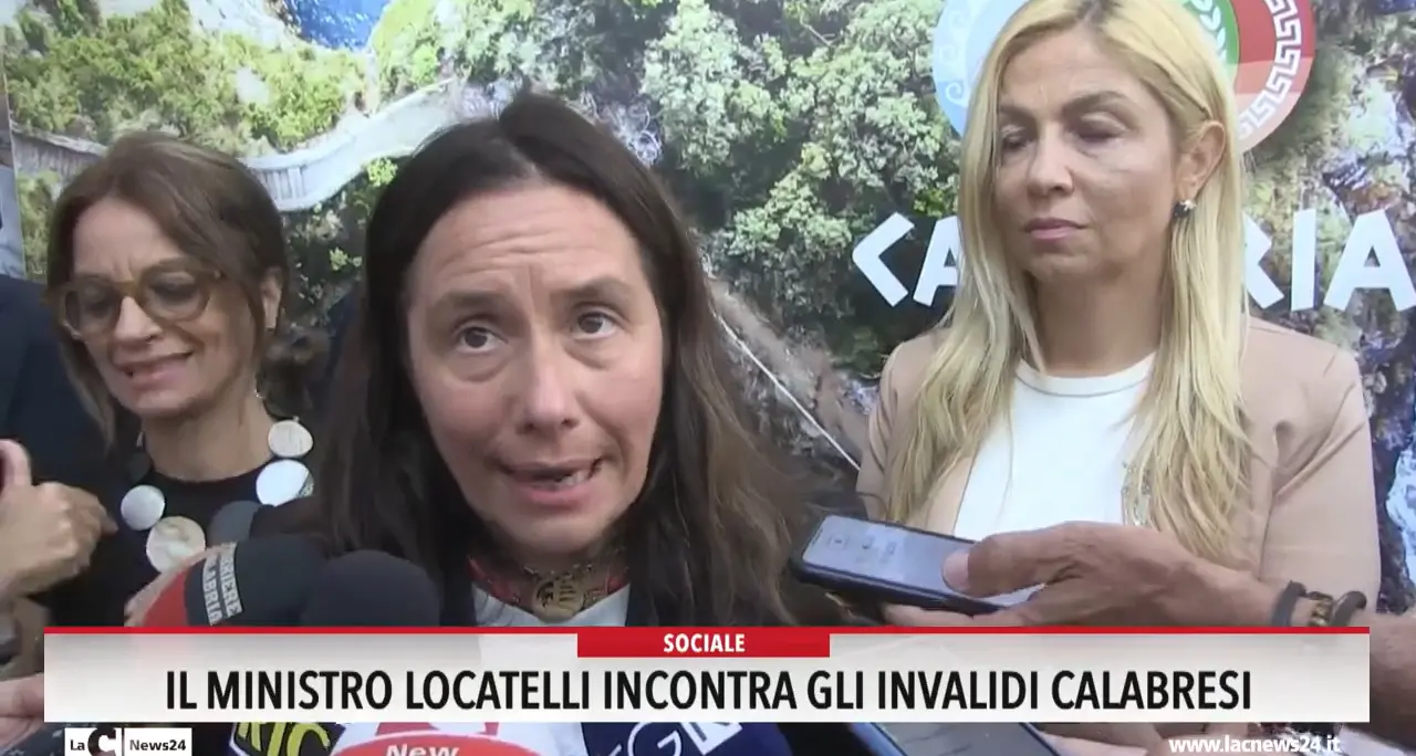 Il ministro Locatelli incontra gli invalidi calabresi