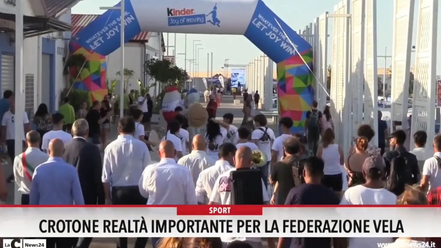 Crotone, realtà importante per la federazione vela