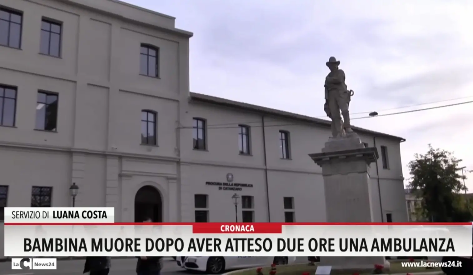 Bambina muore dopo aver atteso due ore una ambulanza