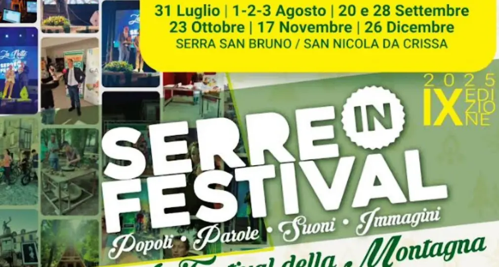 Tutto pronto per Serreinfestival: natura e borghi al centro della nona edizione della rassegna\n