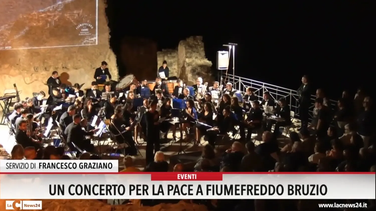 Un concerto per la pace a Fiumefreddo Bruzio