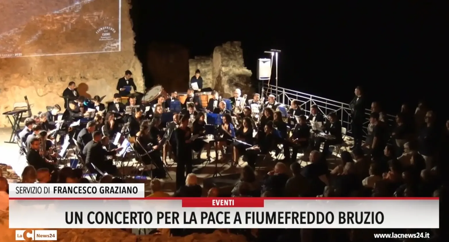 Un concerto per la pace a Fiumefreddo Bruzio