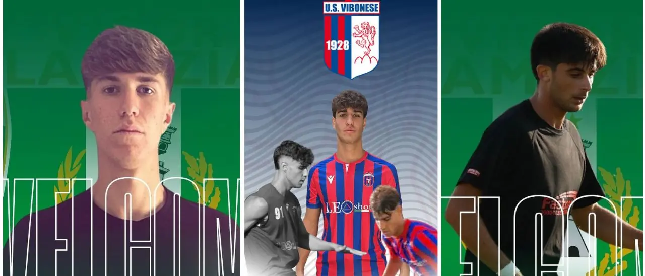 Serie D, Vibonese e Vigor Lamezia rinforzano il proprio pacchetto Under: Martina per i rossoblù, Del Pin e La Vecchia per i biancoverdi\n
